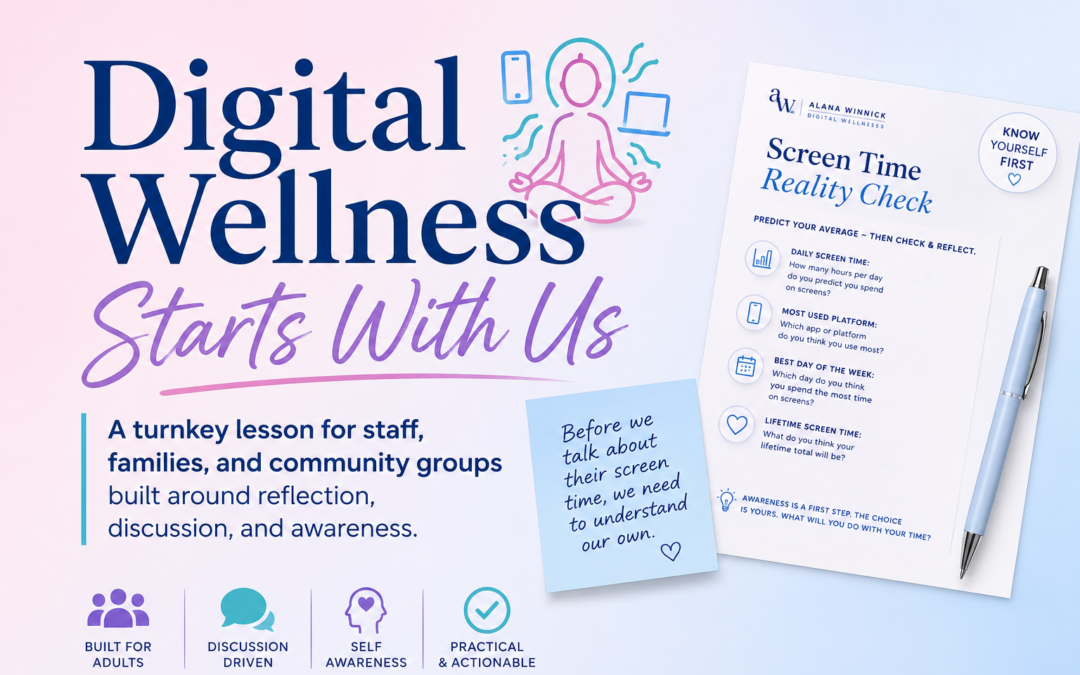 Digital Wellness Starts With Us